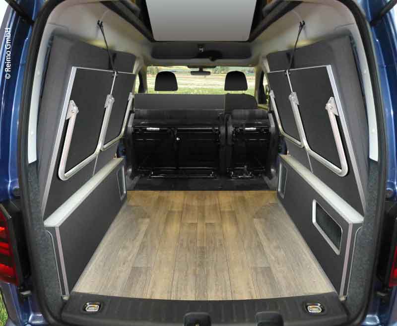 VW Caddy Maxi LR Weekender bed VW Caddy Campervan Conversion (LWB