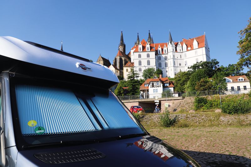 REMIfront IV cab darkening Sprinter from year 2019 with large sensor housing Cab Blinds, Side