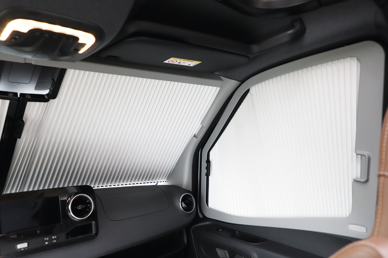 REMIfront IV cab darkening Sprinter from year 2019 with large sensor housing Cab Blinds, Side